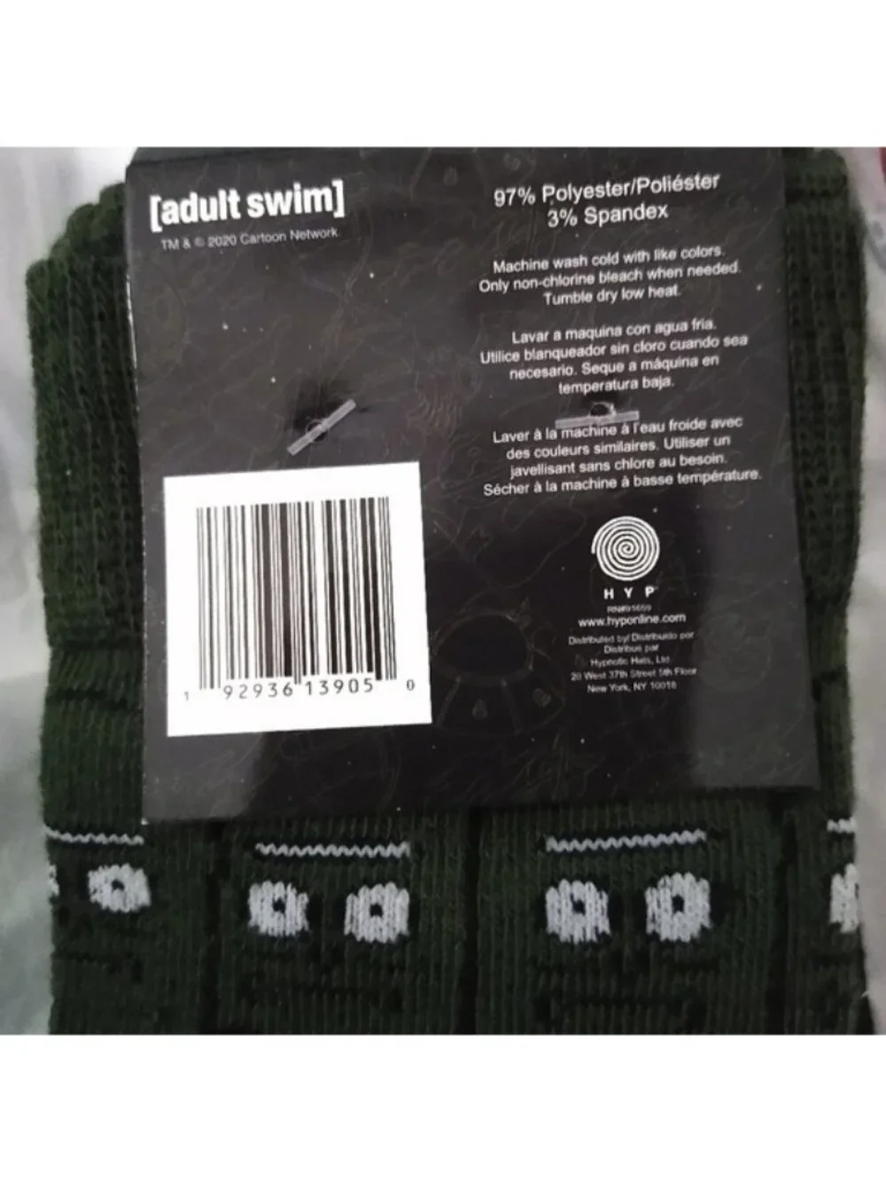Men's Rick & Morty Pickle Rick 2 pair Socks, size 6-12